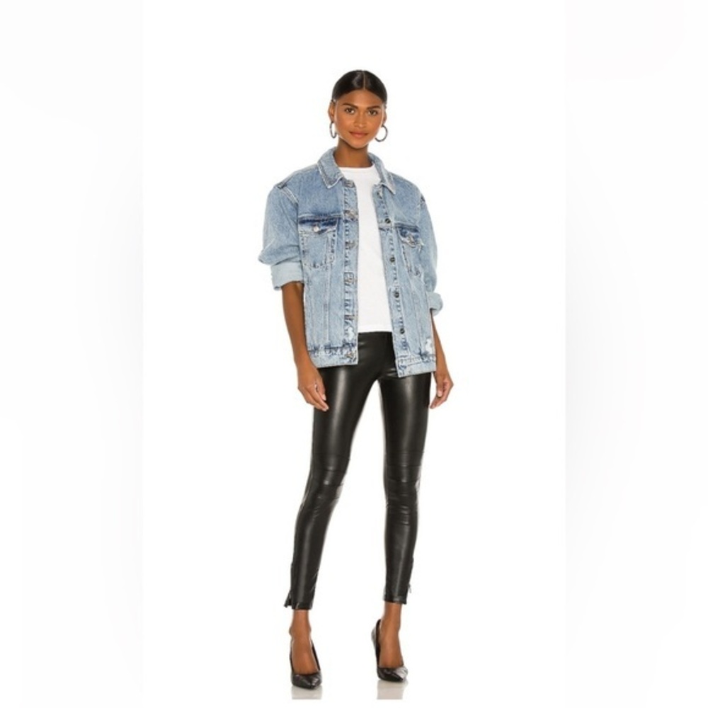 NWT David Lerner ankle zip Moto leggings *S